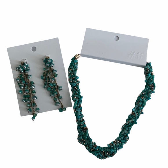 NWT H&M Necklace + Earring Set - Picture 9 of 9